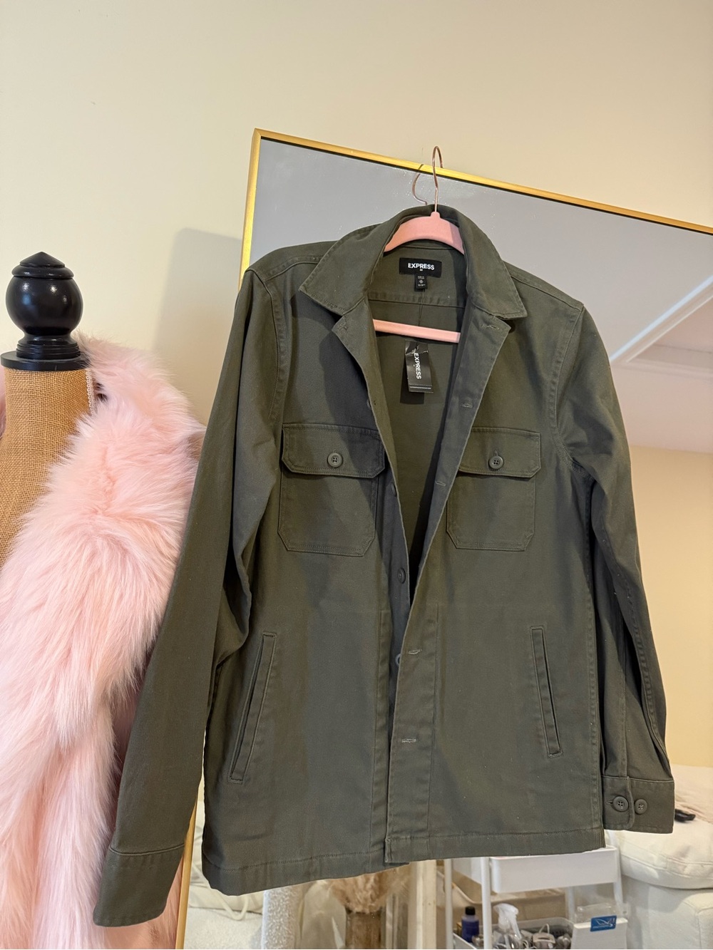 Express Olive Field Jacket
